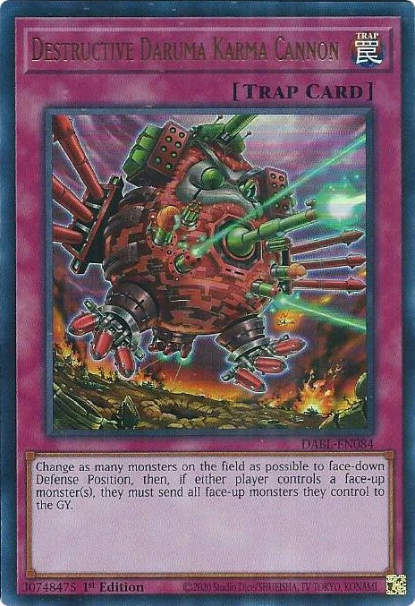Destructive Daruma Karma Cannon [DABL-EN084] Ultra Rare | Exor Games Dartmouth