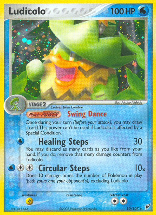 Ludicolo (10/107) [EX: Deoxys] | Exor Games Dartmouth