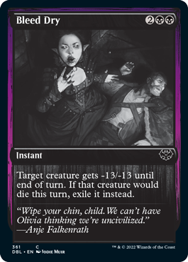 Bleed Dry [Innistrad: Double Feature] | Exor Games Dartmouth