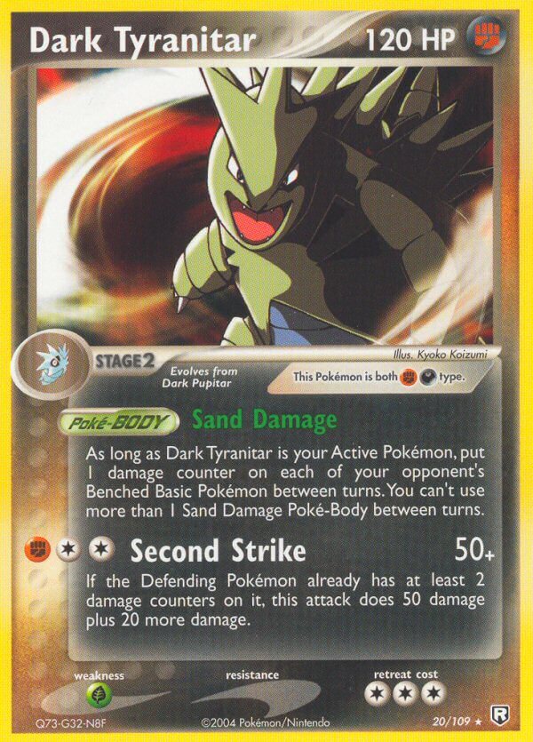 Dark Tyranitar (20/109) (Theme Deck Exclusive) [EX: Team Rocket Returns] | Exor Games Dartmouth