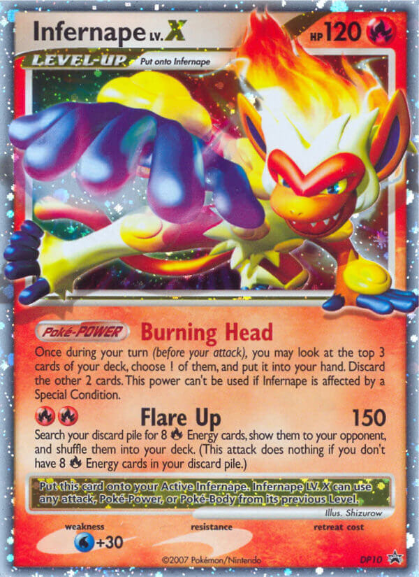 Infernape LV.X (DP10) [Diamond & Pearl: Black Star Promos] | Exor Games Dartmouth