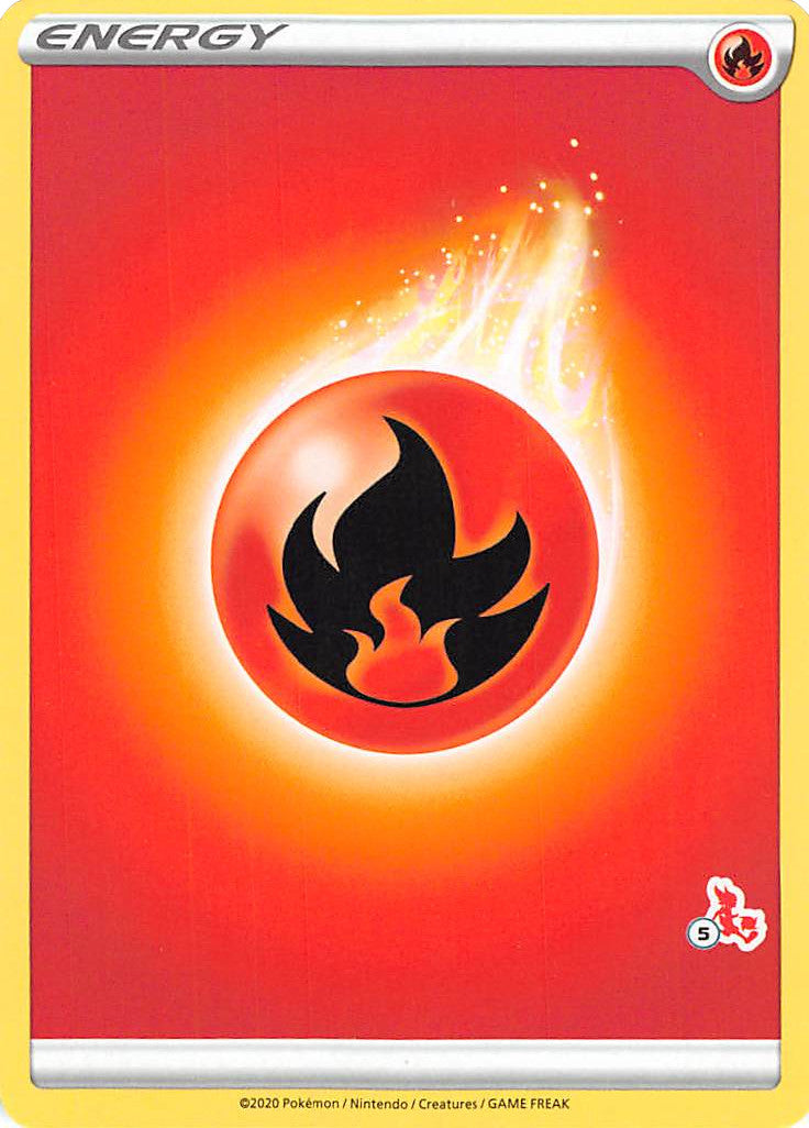 Fire Energy (Cinderace Stamp #5) [Battle Academy 2022] | Exor Games Dartmouth