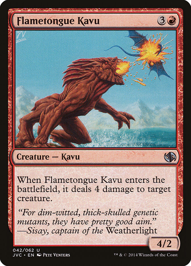 Flametongue Kavu [Duel Decks Anthology] | Exor Games Dartmouth