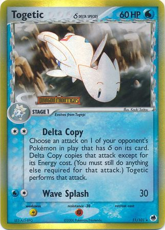 Togetic (11/101) (Delta Species) (Stamped) [EX: Dragon Frontiers] | Exor Games Dartmouth