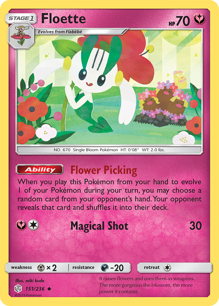 Floette (151/236) [Sun & Moon: Cosmic Eclipse] | Exor Games Dartmouth