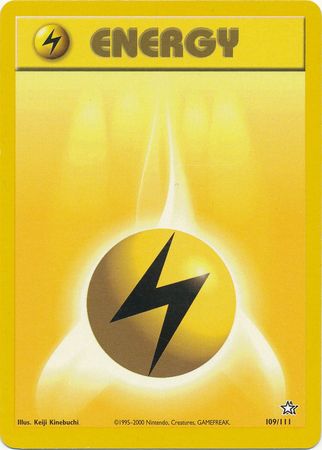 Lightning Energy (109/111) [Neo Genesis Unlimited] | Exor Games Dartmouth