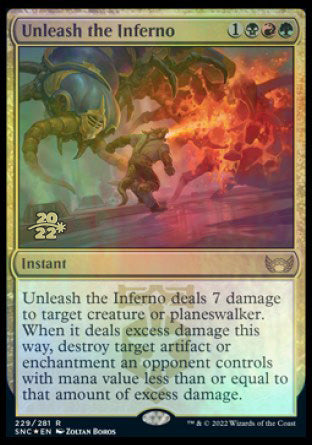 Unleash the Inferno [Streets of New Capenna Prerelease Promos] | Exor Games Dartmouth