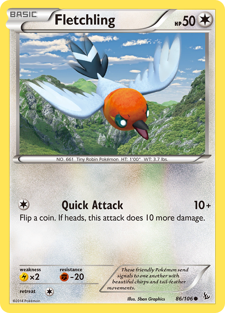 Fletchling (86/106) [XY: Flashfire] | Exor Games Dartmouth