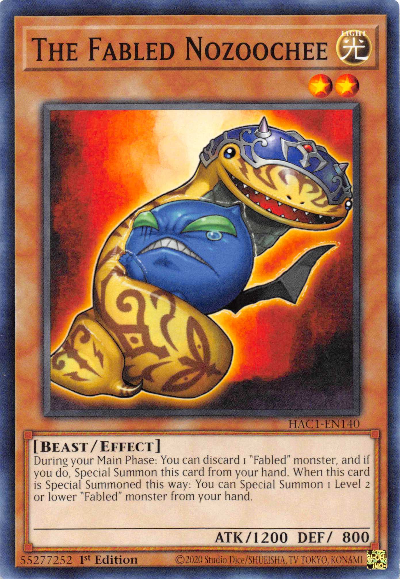 The Fabled Nozoochee [HAC1-EN140] Common | Exor Games Dartmouth