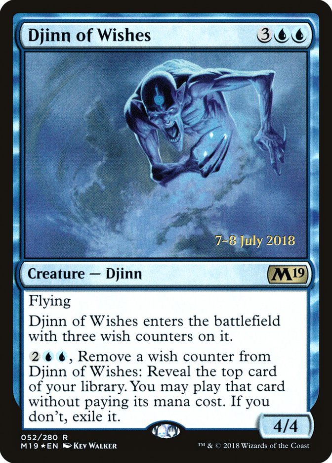 Djinn of Wishes  [Core Set 2019 Prerelease Promos] | Exor Games Dartmouth