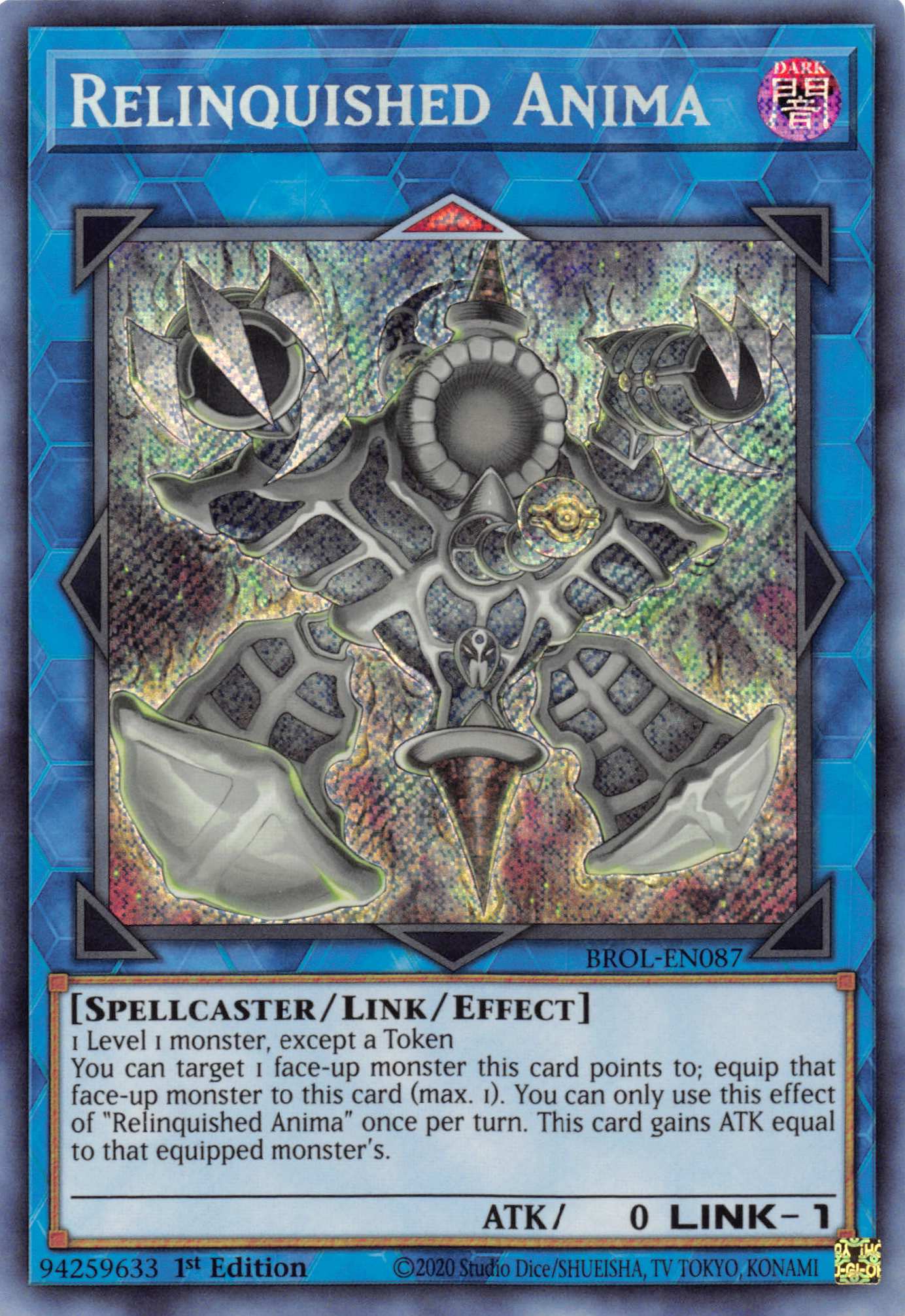 Relinquished Anima [BROL-EN087] Secret Rare | Exor Games Dartmouth