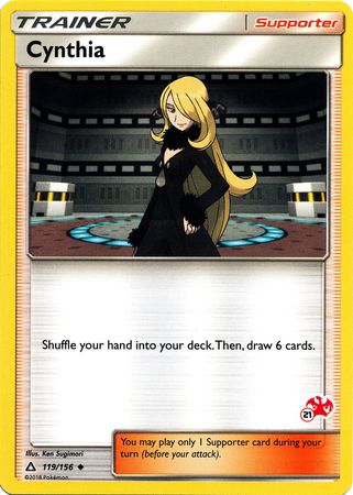 Cynthia (119/156) (Charizard Stamp #21) [Battle Academy 2020] | Exor Games Dartmouth
