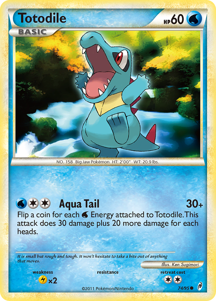 Totodile (74/95) [HeartGold & SoulSilver: Call of Legends] | Exor Games Dartmouth