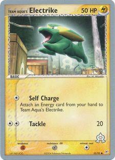 Team Aqua's Electrike (53/95) (Blaziken Tech - Chris Fulop) [World Championships 2004] | Exor Games Dartmouth