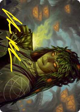 Dina, Soul Steeper Art Card (Gold-Stamped Signature) [Strixhaven: School of Mages Art Series] | Exor Games Dartmouth