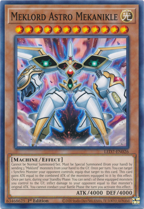 Meklord Astro Mekanikle [LED7-EN026] Common | Exor Games Dartmouth
