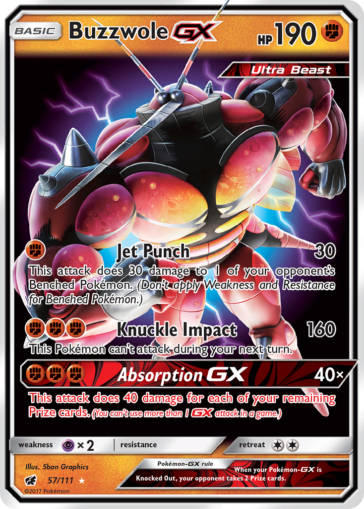Buzzwole GX (57/111) [Sun & Moon: Crimson Invasion] | Exor Games Dartmouth