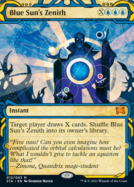 Blue Sun's Zenith (Etched Foil) [Strixhaven Mystical Archive] | Exor Games Dartmouth