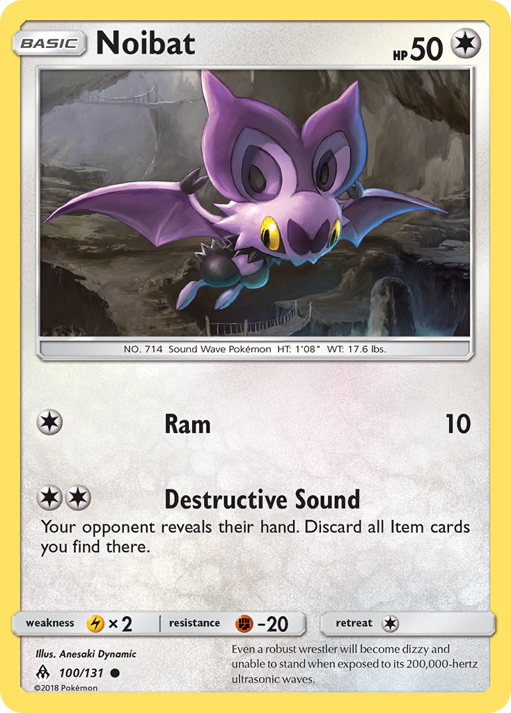 Noibat (100/131) [Sun & Moon: Forbidden Light] | Exor Games Dartmouth