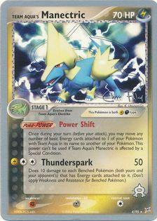 Team Aqua's Manectric (4/95) (Blaziken Tech - Chris Fulop) [World Championships 2004] | Exor Games Dartmouth