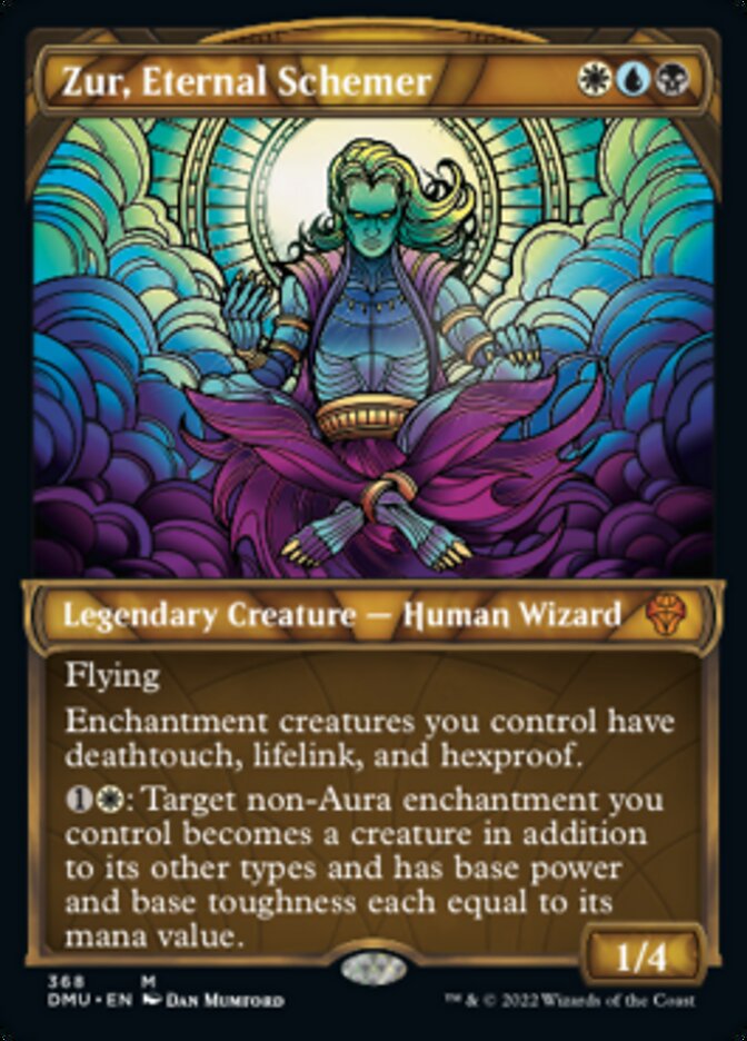 Zur, Eternal Schemer (Showcase Textured) [Dominaria United] | Exor Games Dartmouth