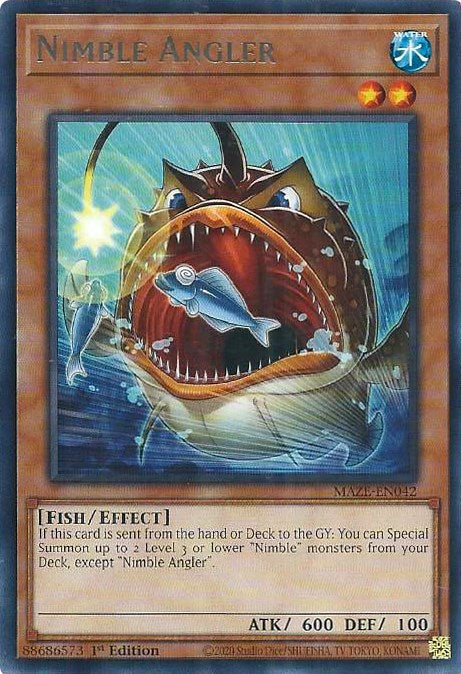 Nimble Angler [MAZE-EN042] Rare | Exor Games Dartmouth