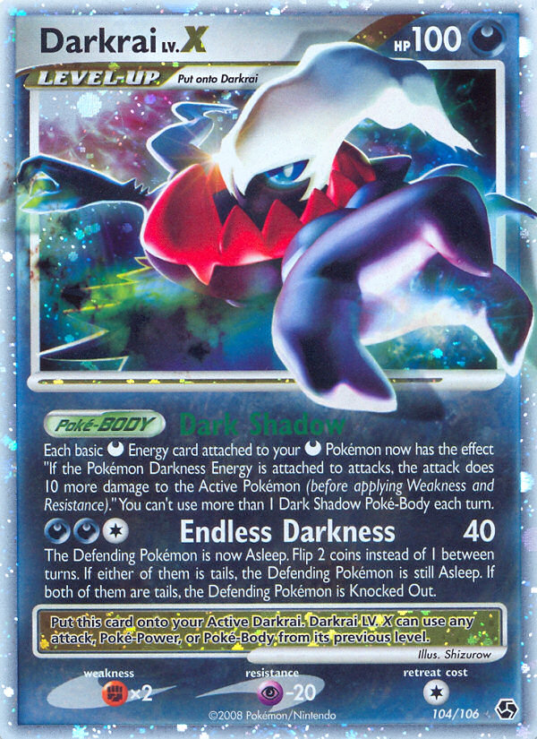 Darkrai LV.X (104/106) [Diamond & Pearl: Great Encounters] | Exor Games Dartmouth