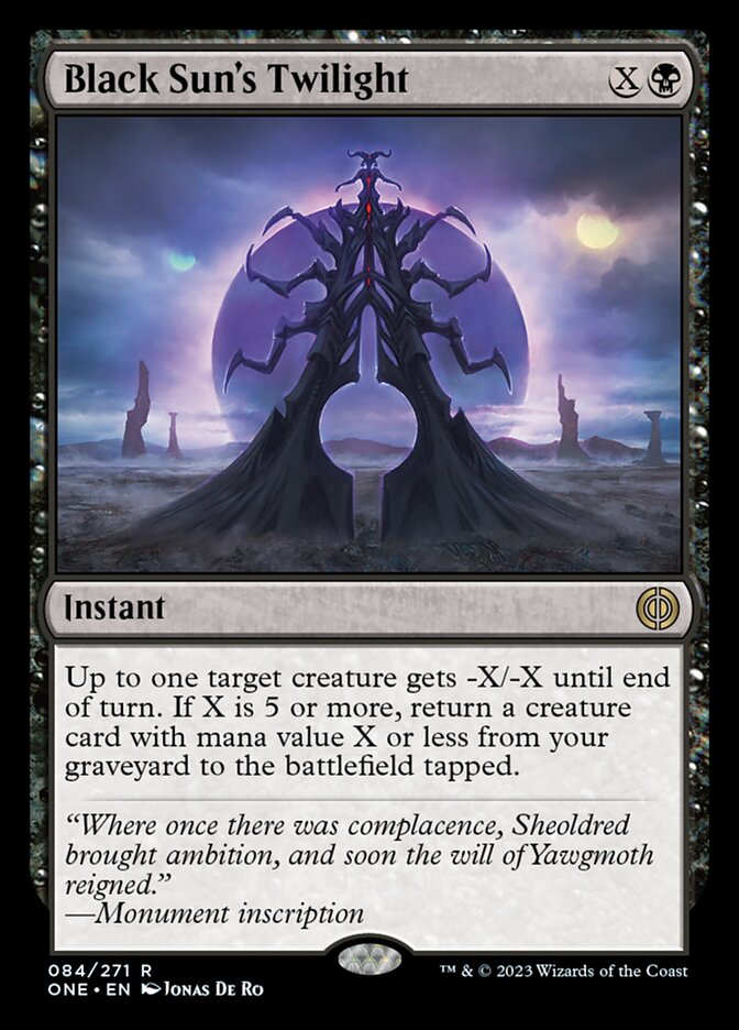 Black Sun's Twilight [Phyrexia: All Will Be One] | Exor Games Dartmouth