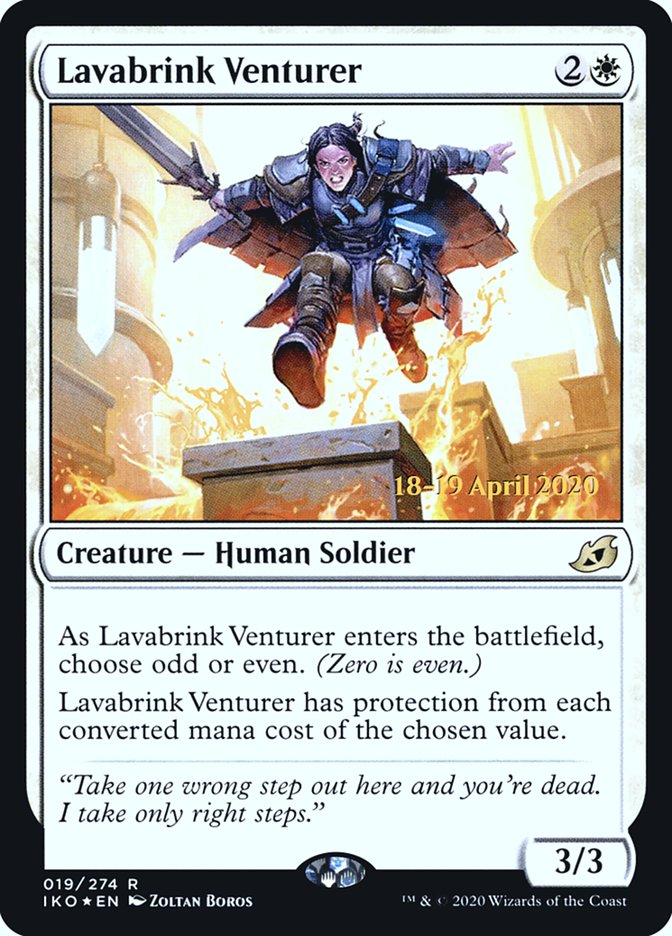 Lavabrink Venturer  [Ikoria: Lair of Behemoths Prerelease Promos] | Exor Games Dartmouth