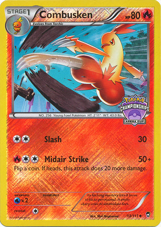 Combusken (13/111) (States Championship Promo) [XY: Furious Fists] | Exor Games Dartmouth