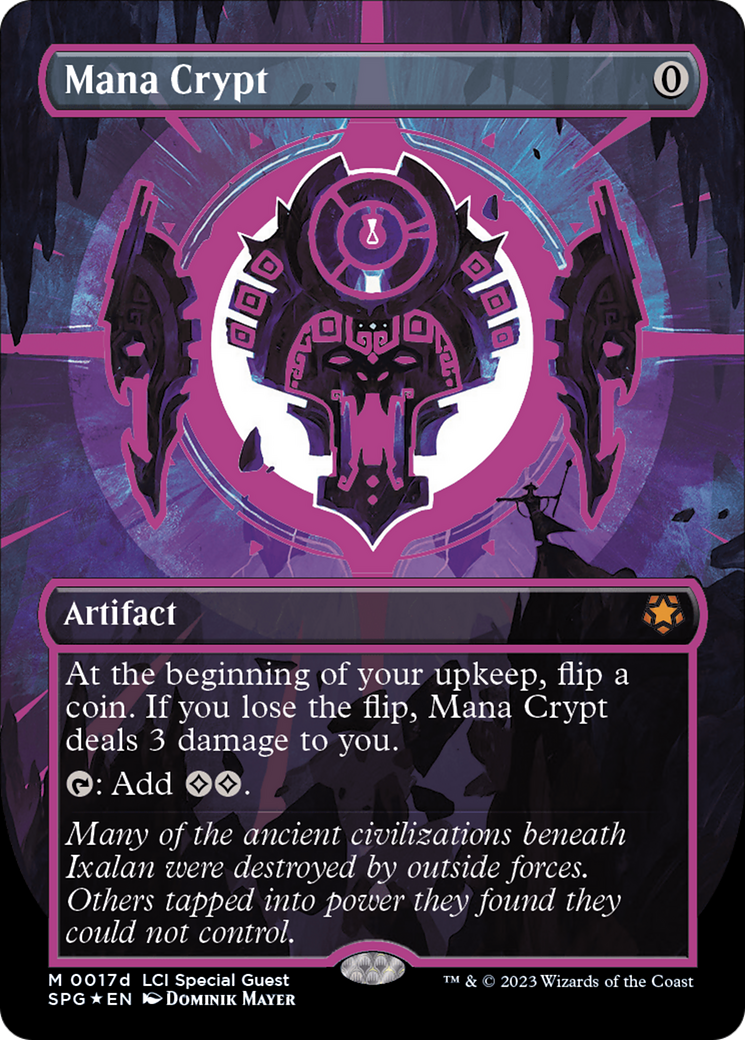 Mana Crypt (0017d) (Borderless) [The Lost Caverns of Ixalan Special Guests] | Exor Games Dartmouth