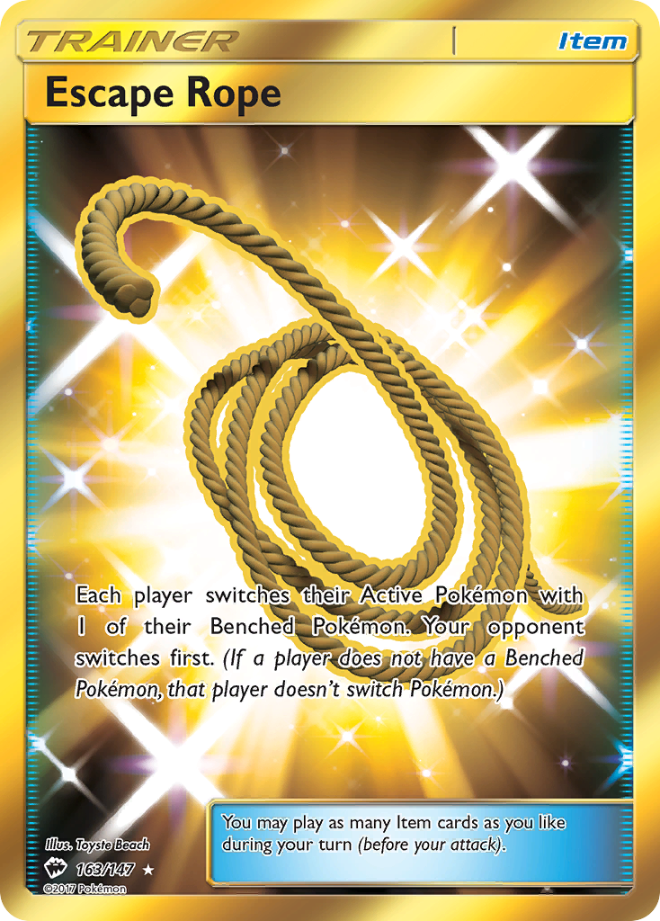 Escape Rope (163/147) [Sun & Moon: Burning Shadows] | Exor Games Dartmouth