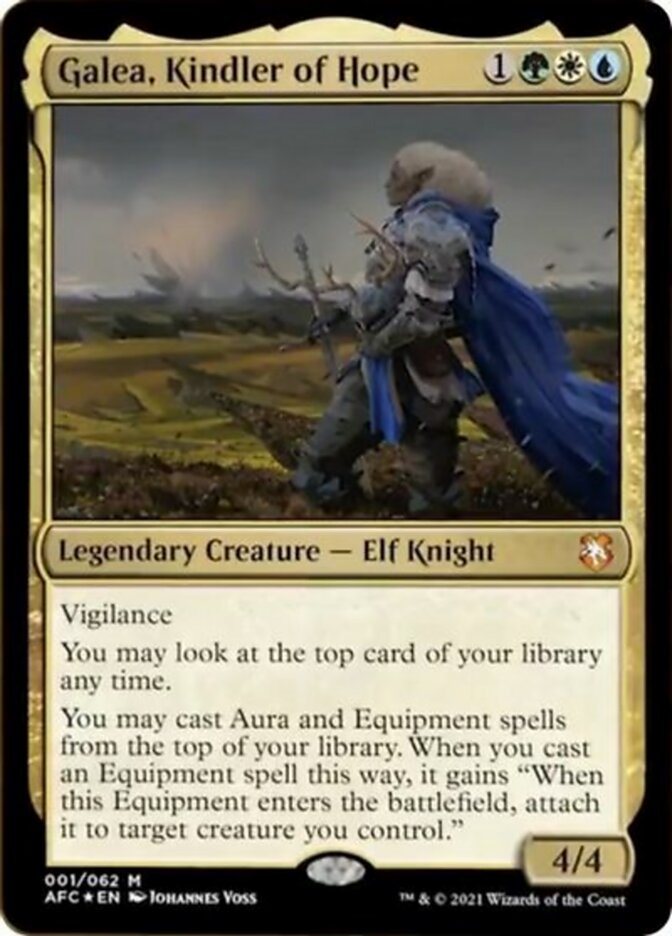 Galea, Kindler of Hope (Display Commander) [Dungeons & Dragons: Adventures in the Forgotten Realms Commander] | Exor Games Dartmouth