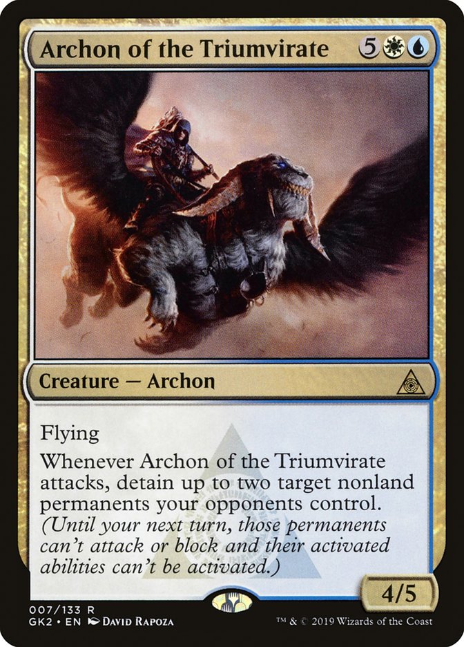 Archon of the Triumvirate [Ravnica Allegiance Guild Kit] | Exor Games Dartmouth