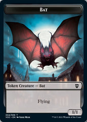 Blood // Bat Double-sided Token [Innistrad: Crimson Vow Commander Tokens] | Exor Games Dartmouth