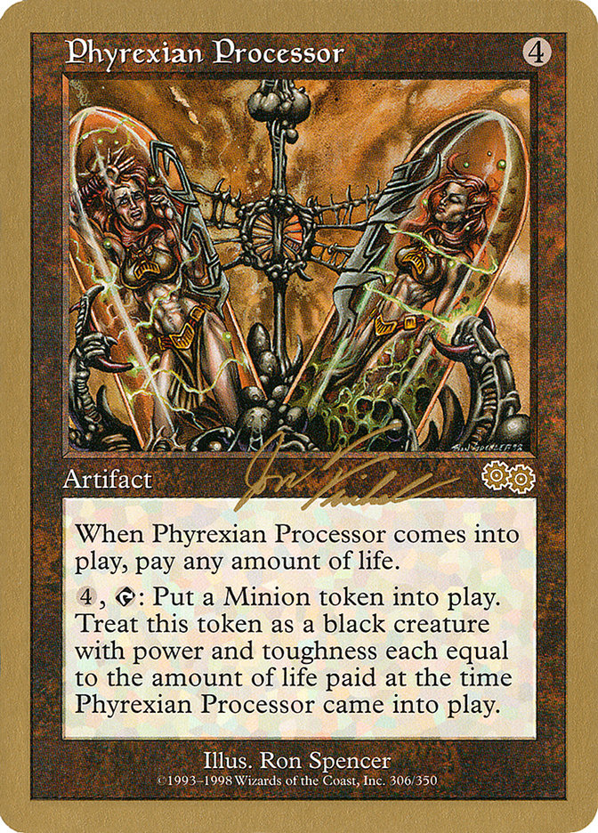 Phyrexian Processor (Jon Finkel) [World Championship Decks 2000] | Exor Games Dartmouth