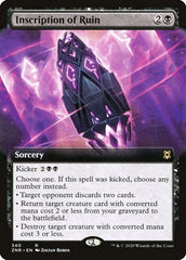Inscription of Ruin (Extended Art) [Zendikar Rising] | Exor Games Dartmouth